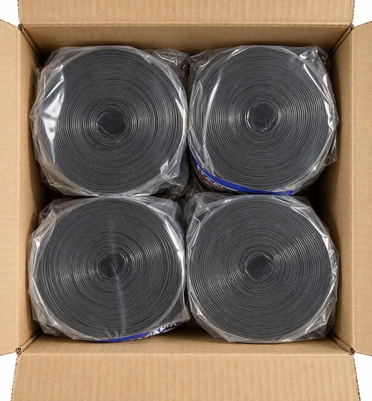 Standard export packaging of black PE film rolls for the US market